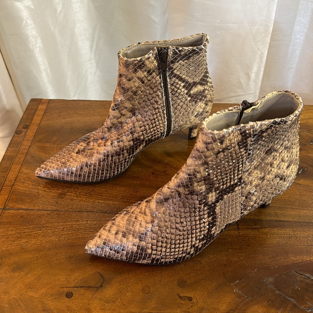 New!! Cordani Garvie Python Snake Print Bootie - image 2